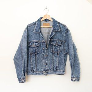 Acid Wash Denim Jacket